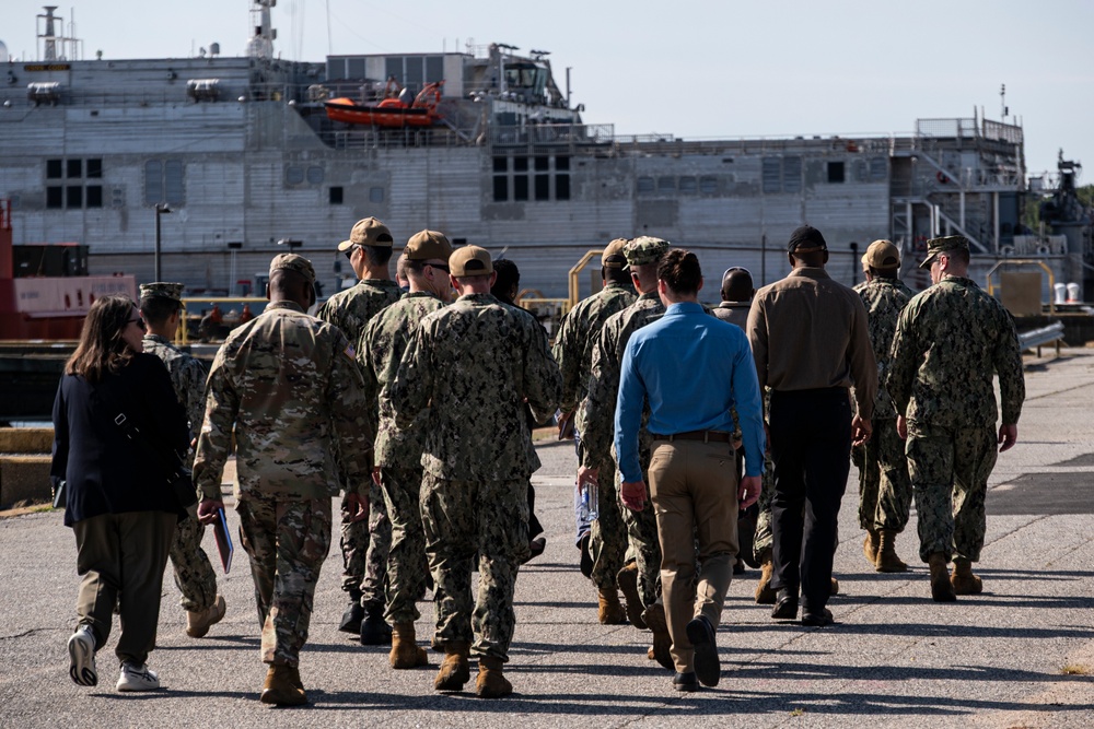 OPMED team joins DOD partners to preview Navy’s newest expeditionary fast transport