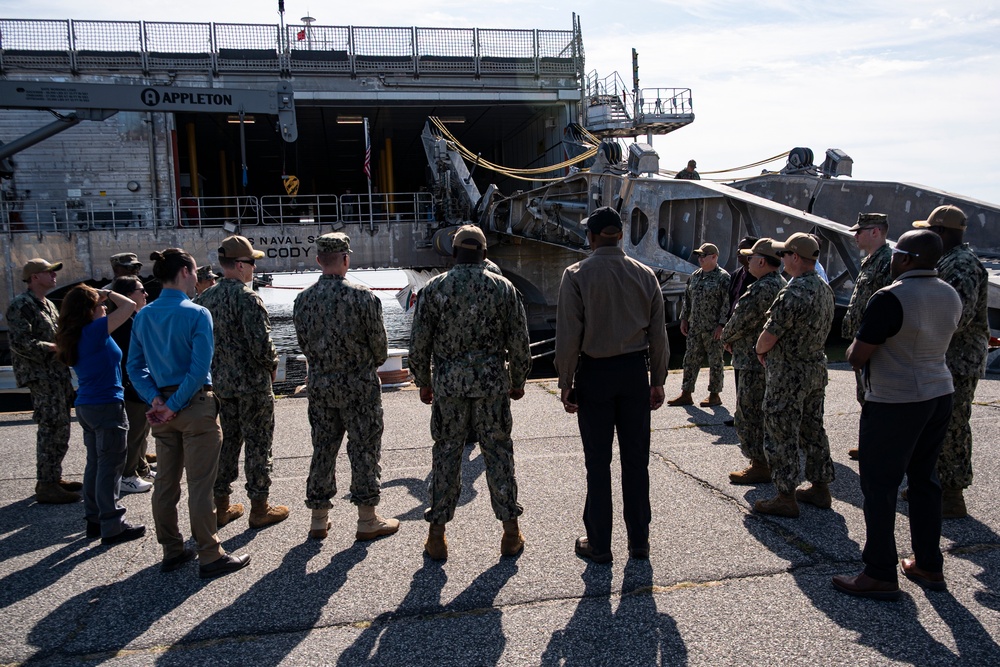 OPMED team joins DOD partners to preview Navy’s newest expeditionary fast transport