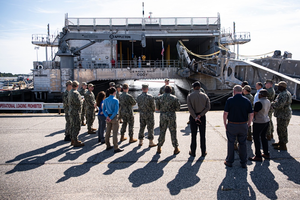 OPMED team joins DOD partners to preview Navy’s newest expeditionary fast transport