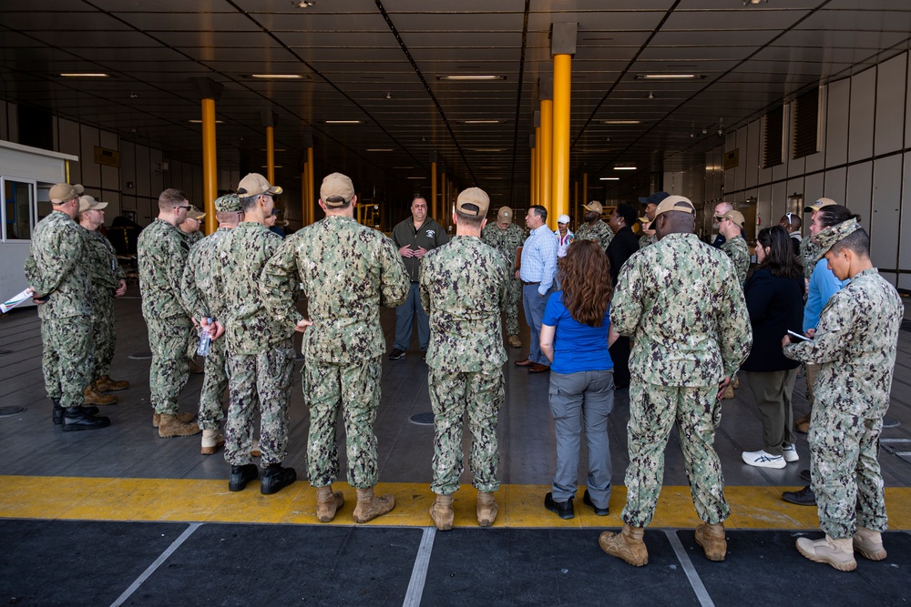 OPMED team joins DOD partners to preview Navy’s newest expeditionary fast transport