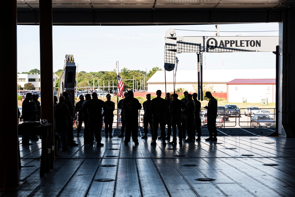 OPMED team joins DOD partners to preview Navy’s newest expeditionary fast transport