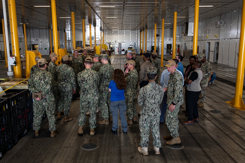 OPMED team joins DOD partners to preview Navy’s newest expeditionary fast transport
