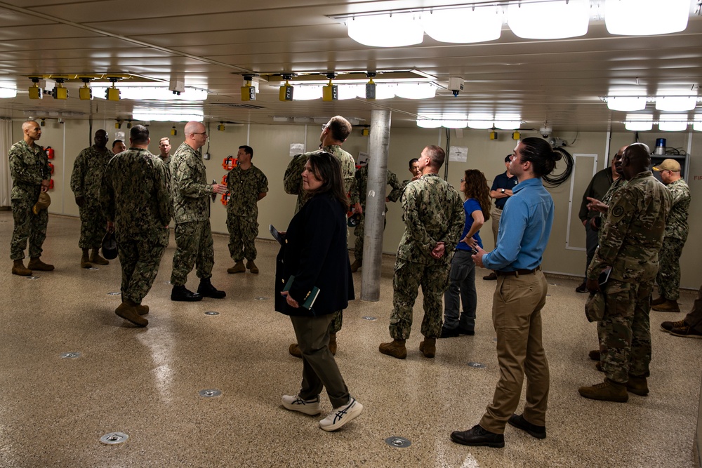 OPMED team joins DOD partners to preview Navy’s newest expeditionary fast transport