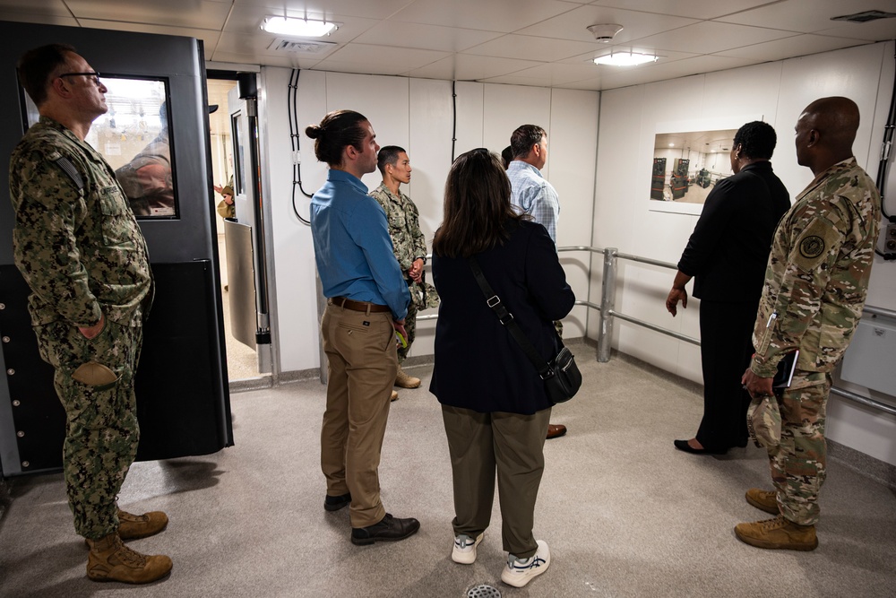 OPMED team joins DOD partners to preview Navy’s newest expeditionary fast transport