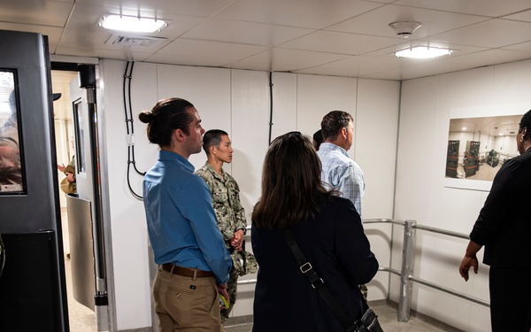 OPMED team joins DOD partners to preview Navy’s newest expeditionary fast transport