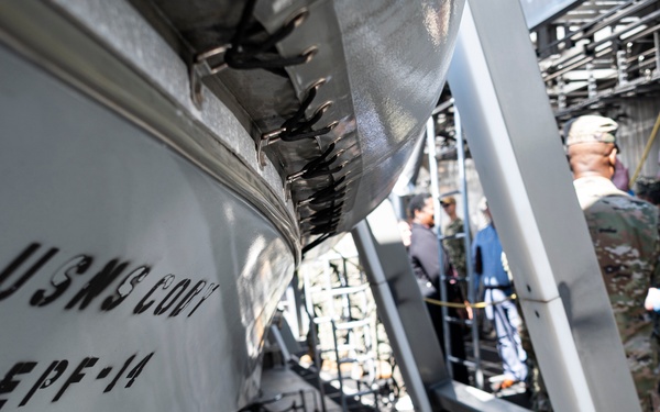 OPMED team joins DOD partners to preview Navy’s newest expeditionary fast transport