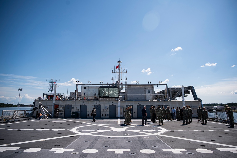 OPMED team joins DOD partners to preview Navy’s newest expeditionary fast transport