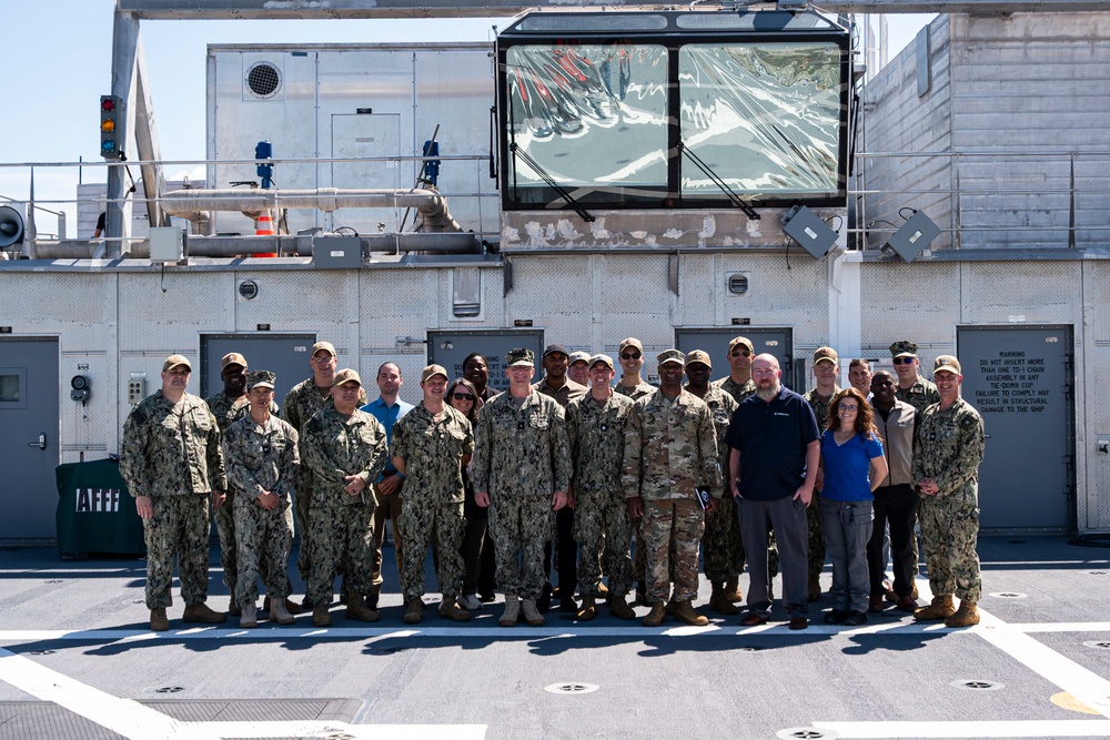OPMED team joins DOD partners to preview Navy’s newest expeditionary fast transport
