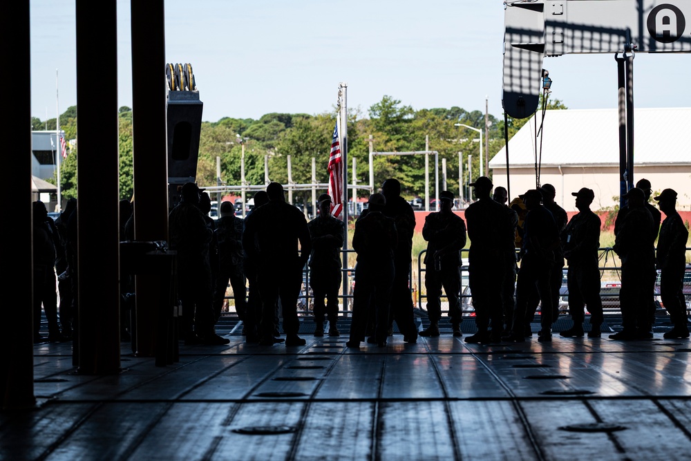 OPMED team joins DOD partners to preview Navy’s newest expeditionary fast transport