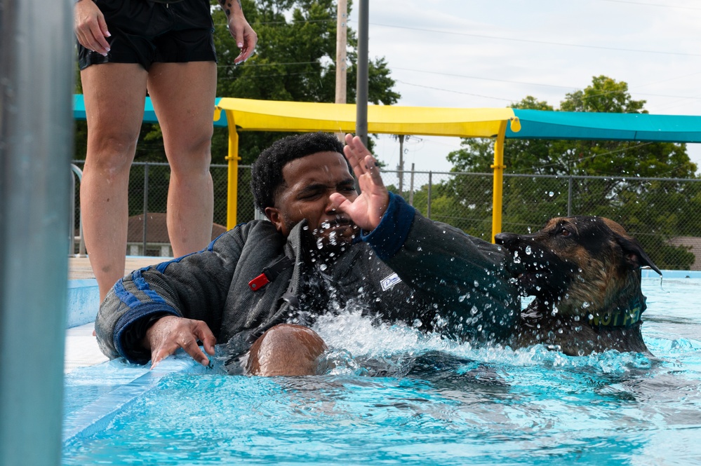 509 SFS dog water aggression training