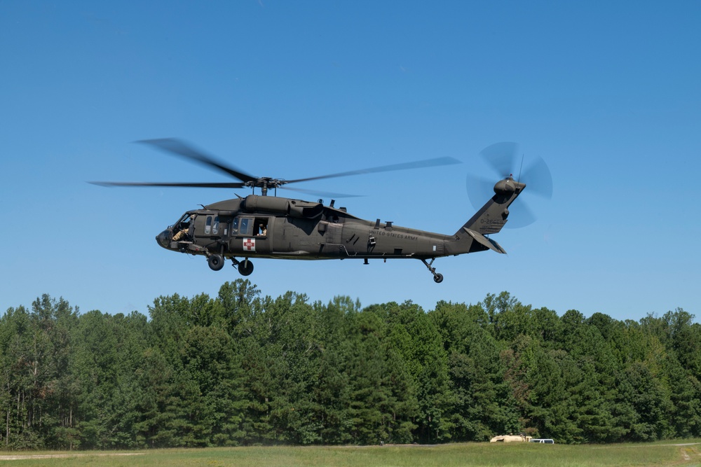 Green Berets and National Guard conduct helicopter medevac at Sage Eagle 25-4