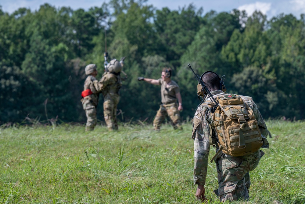 Green Berets and National Guard conduct helicopter medevac at Sage Eagle 25-4