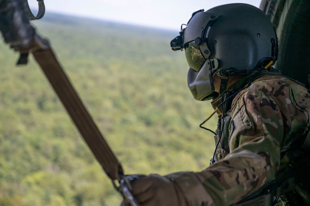 Green Berets and National Guard conduct helicopter medevac at Sage Eagle 25-4