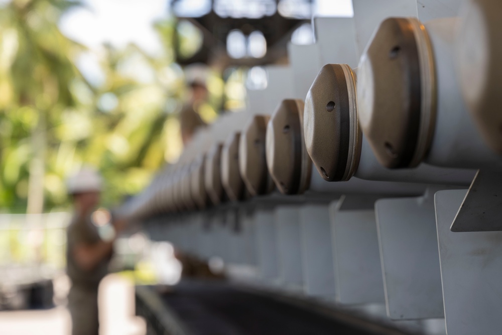 Munitions Airmen build bombs during combat deployment