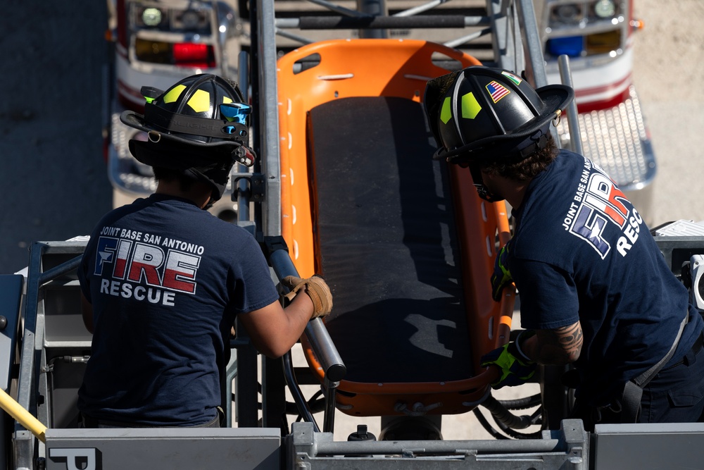 Aerial training empowers JBSA firefighters