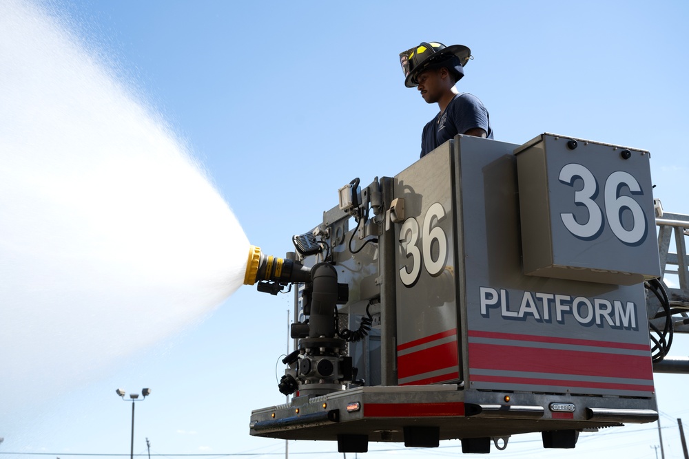 Aerial training empowers JBSA firefighters