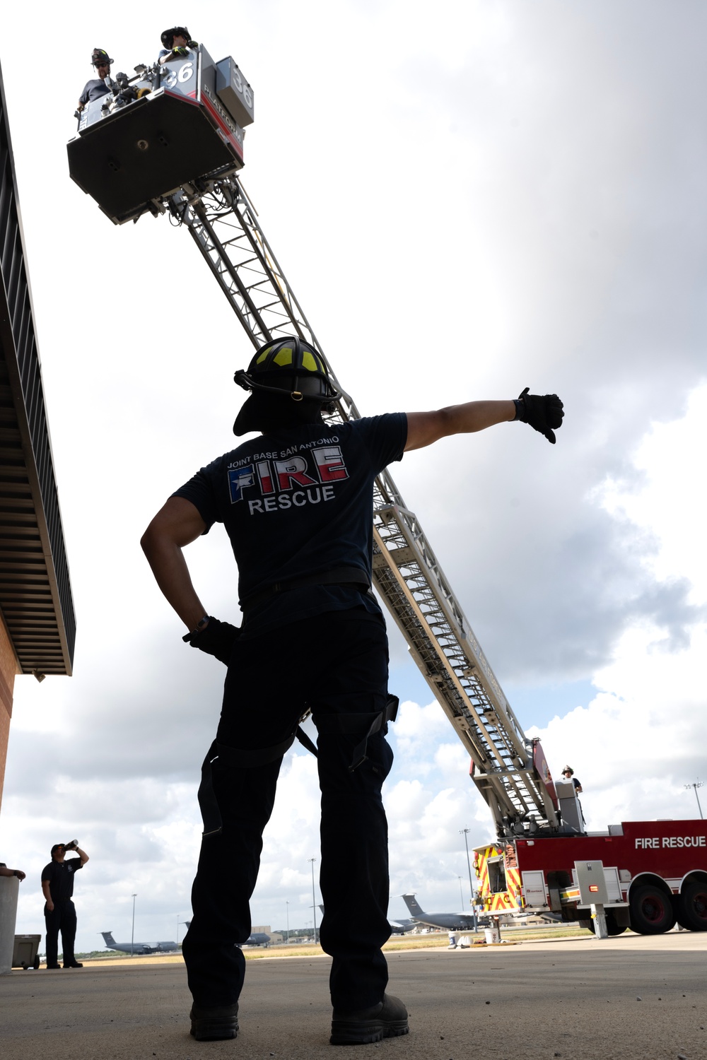 Aerial training empowers JBSA firefighters