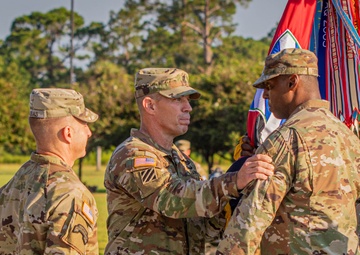 Command Sgt. Maj. Donald Durgin assumes responsibility of the 3rd Infantry Division
