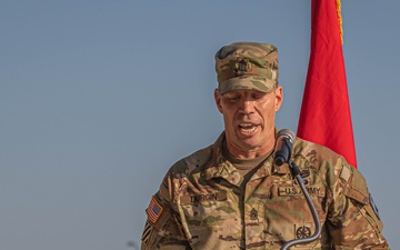 Command Sgt. Maj. Donald Durgin assumes responsibility of the 3rd Infantry Division