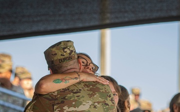 Command Sgt. Maj. Donald Durgin assumes responsibility of the 3rd Infantry Division