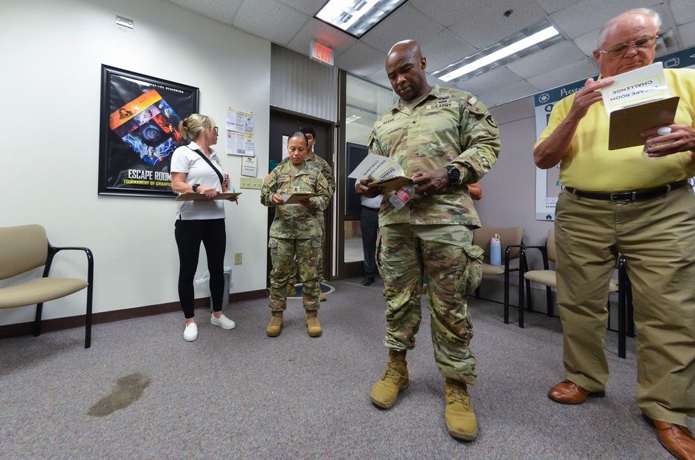 MICC Command Team Accepts SHARP Room Challenge