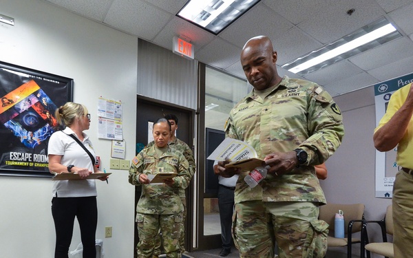 MICC Command Team Accepts SHARP Room Challenge