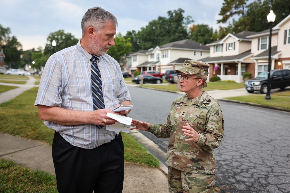 Fort Lee Leaders Walk Neighborhoods to Hear Families’ Voices