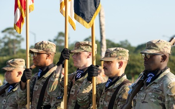 Command Sgt. Maj. Donald Durgin assumes responsibility of the 3rd Infantry Division