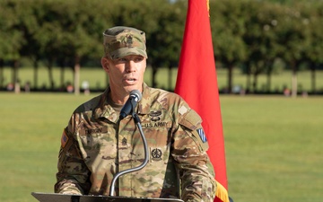 Command Sgt. Maj. Donald Durgin assumes responsibility of the 3rd Infantry Division