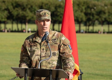 Command Sgt. Maj. Donald Durgin assumes responsibility of the 3rd Infantry Division