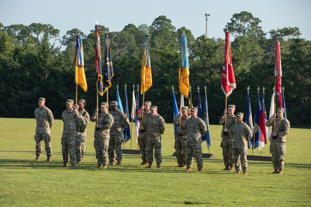 Command Sgt. Maj. Donald Durgin assumes responsibility of the 3rd Infantry Division