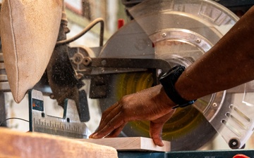 Through the grain of the wood: First sergeant bridges passion, leadership