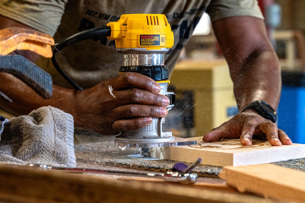 Through the grain of the wood: First sergeant bridges passion, leadership