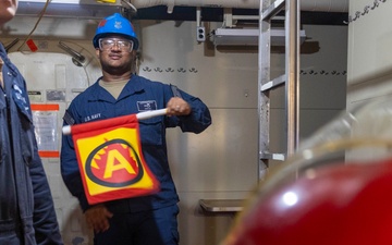 USS Batann conducts 8010 Drill