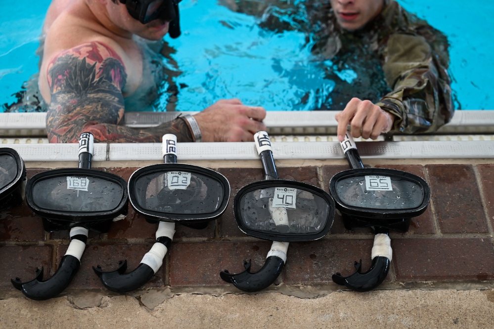Special Warfare water confidence training