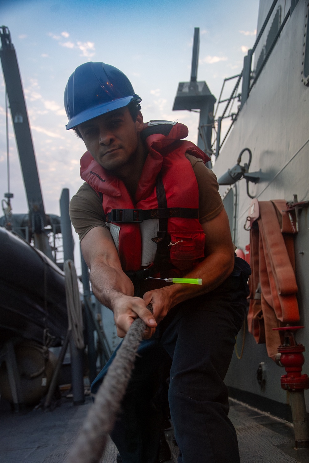USS Gridley Replenishment-At-Sea