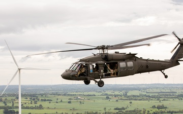 Washington Army National Guard UH-60s conduct flight operations over Thailand