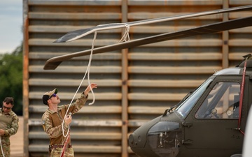 Washington Army National Guard UH-60s conduct flight operations over Thailand