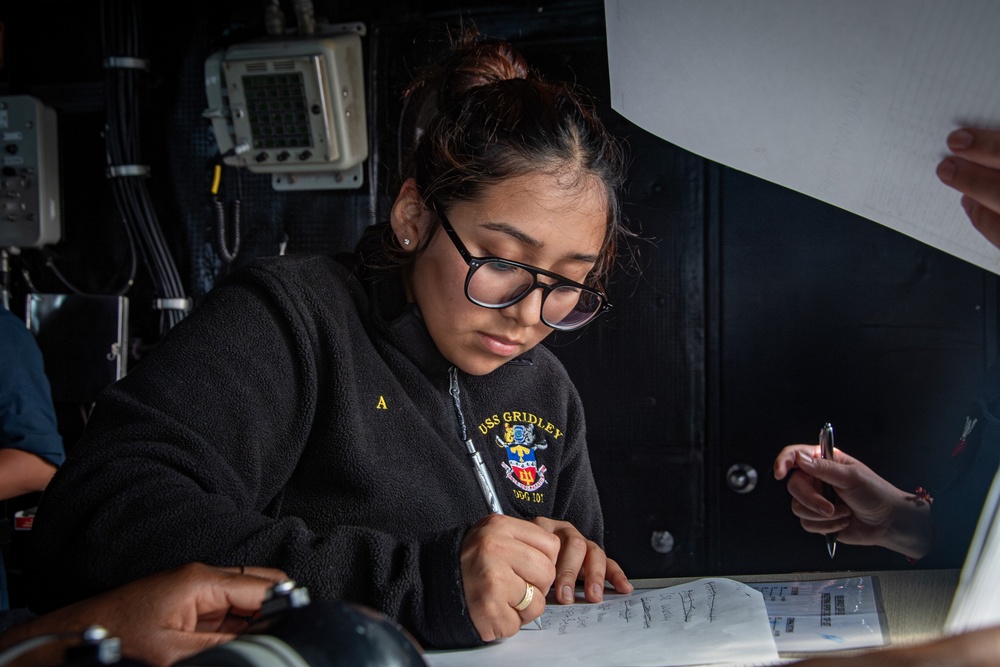 USS Gridley Seamanship Training