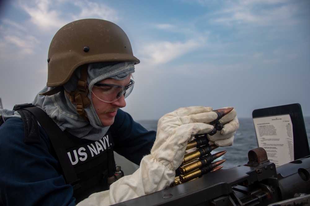 USS Gridley SCAT Drill