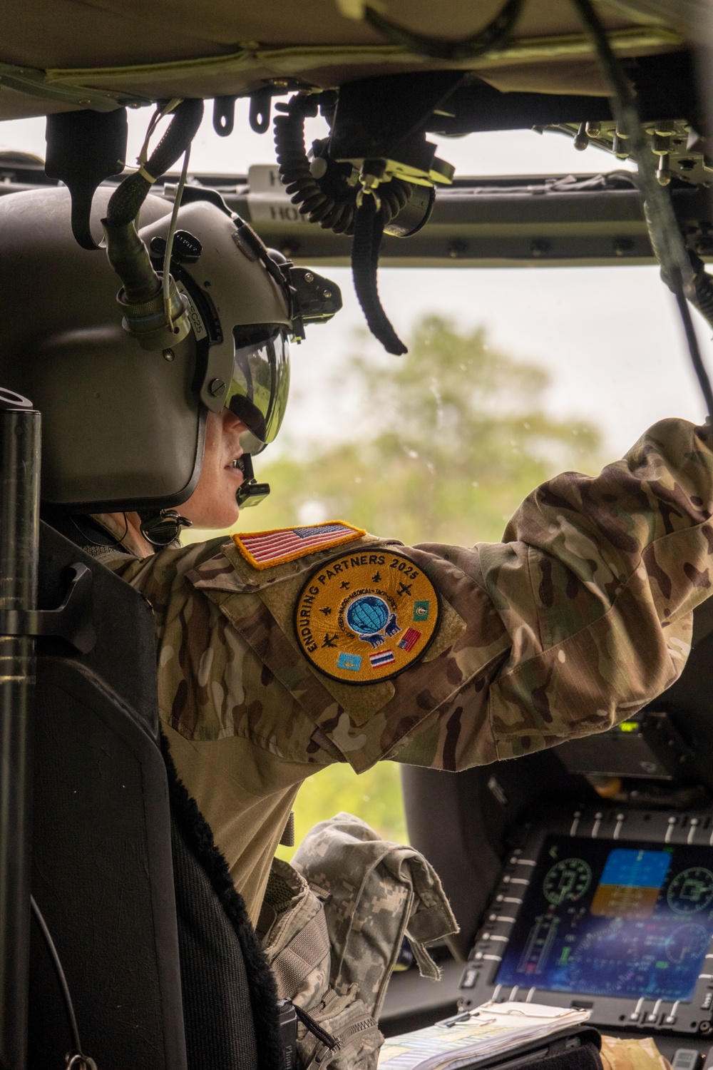 Washington Army National Guard UH-60s conduct flight operations over Thailand