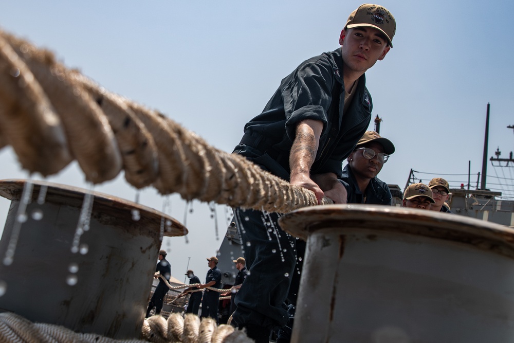 USS Gridley Daily Operations