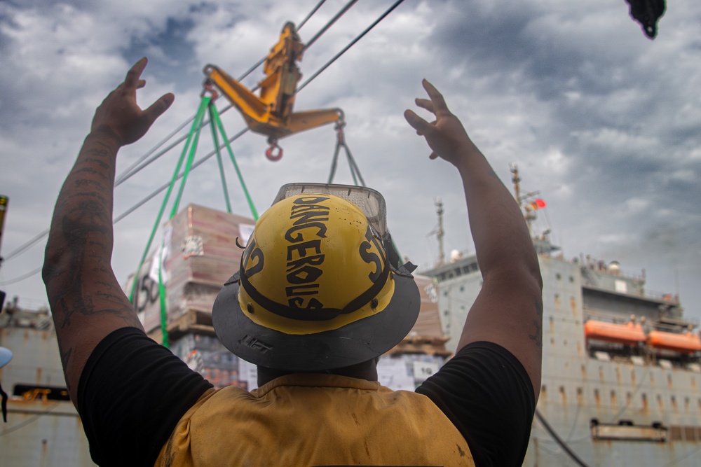 USS Gridley Replenishment-At-Sea