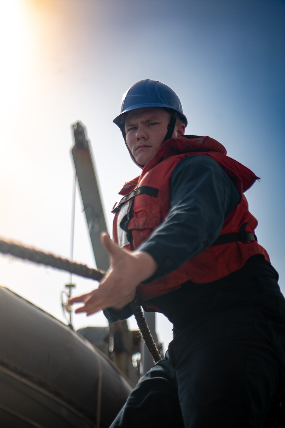 USS Gridley Replenishment-At-Sea