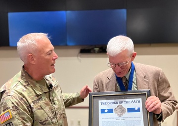 88th RD command historian receives honorary 'Order of the 88th'