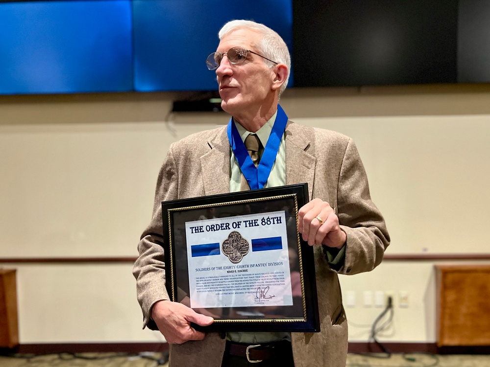 88th RD command historian receives honorary 'Order of the 88th'