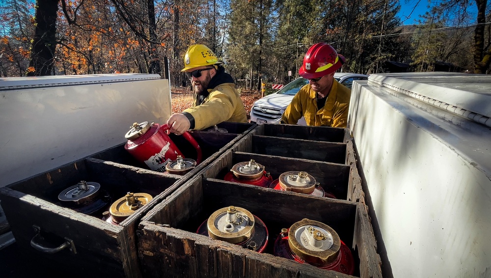 Shasta-Trinity Pile Burn
