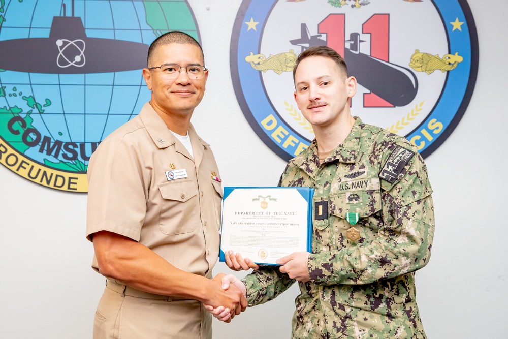 Commander, Submarine Squadron 11 Awards-At-Quarters