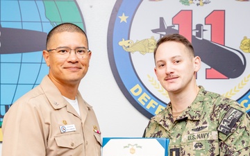 Commander, Submarine Squadron 11 Awards-At-Quarters
