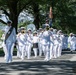 Full Military Funeral Honors with Escort are Conducted for U.S. Navy Capt. Edward Estes in Section 57